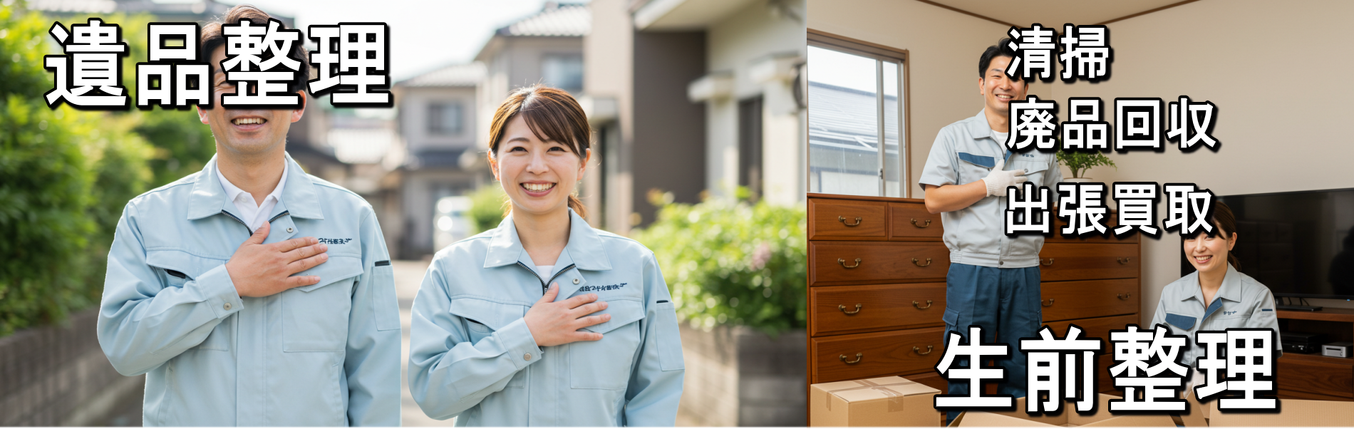 大切な思い出に、ありがとうを。 遺品整理・生前整理　大阪市北区から